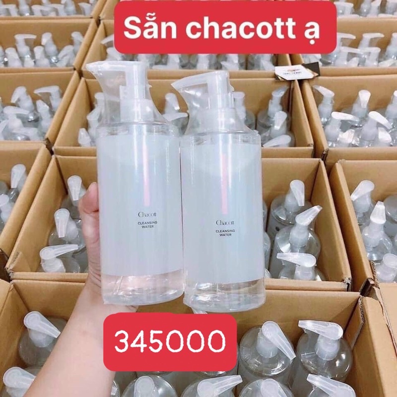 Nước Tẩy Trang Chacott Mẫu Mới 2021💖Freeship💖Tẩy trang Chacott không dầu không hương liệu không parabens 500ml