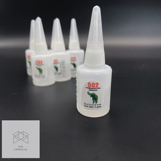 Keo 502 dán sắt chai trung bình nhỏ