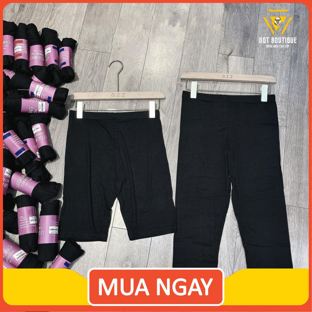 Quần Legging Đùi Nữ Siêu Co Giãn,Nâng Mông - Quần Lỡ Trên Gối Chất Đẹp