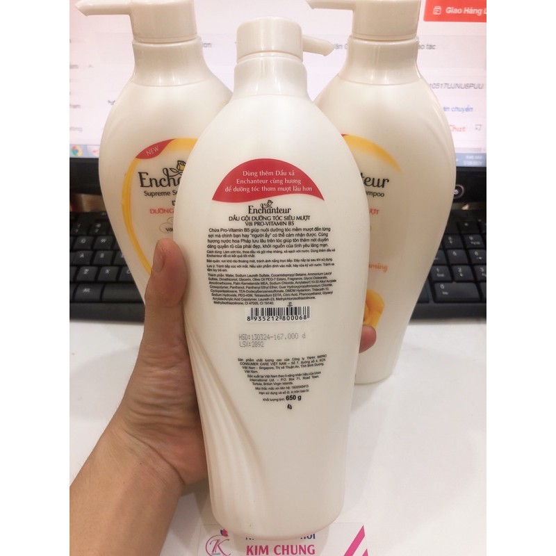 Dầu gội Enchanteur (Enchanter) Charming 650g
