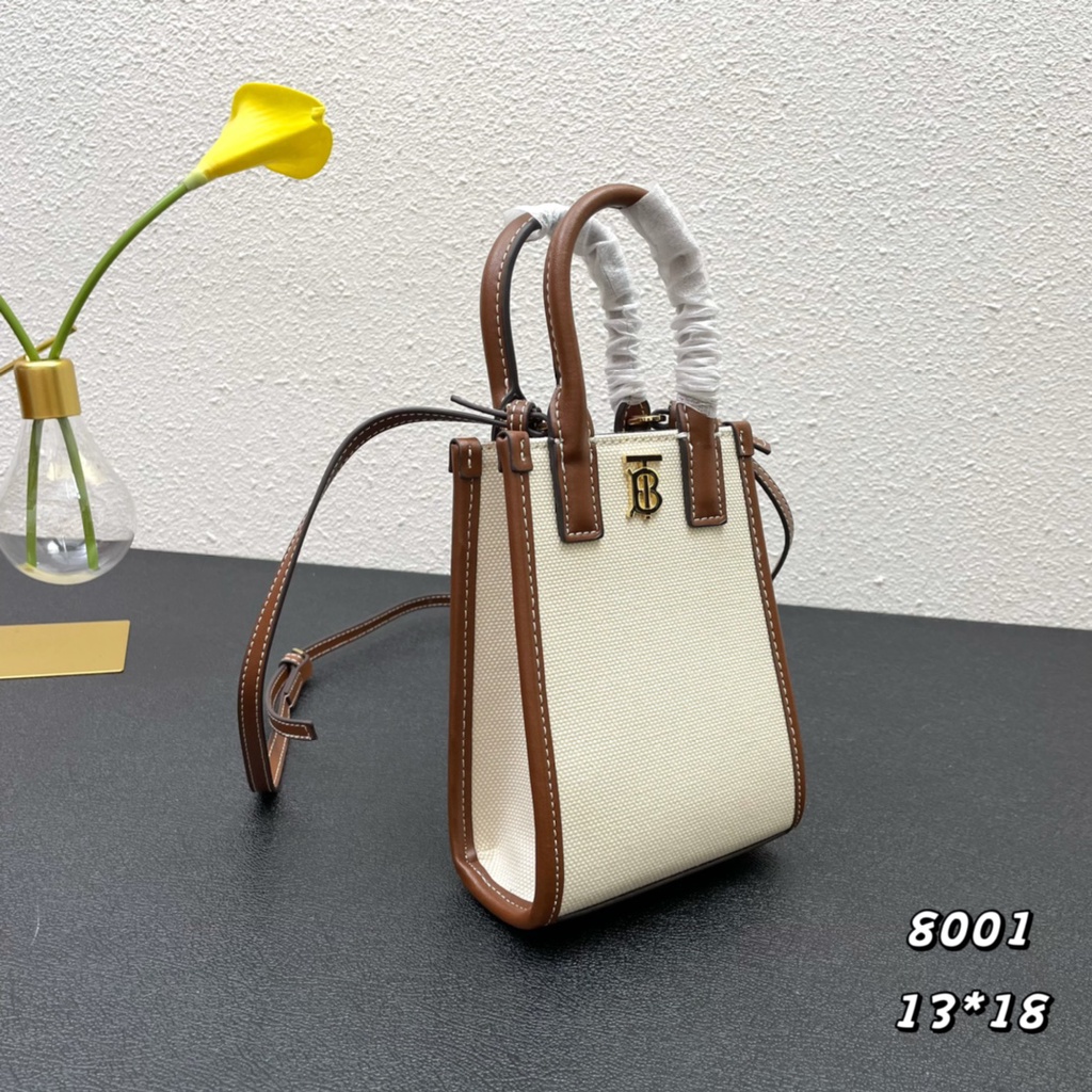 Túi đeo chéo nữ da thật thời trang cao cấp Burberry BBR phong cách thanh lịch, vintage