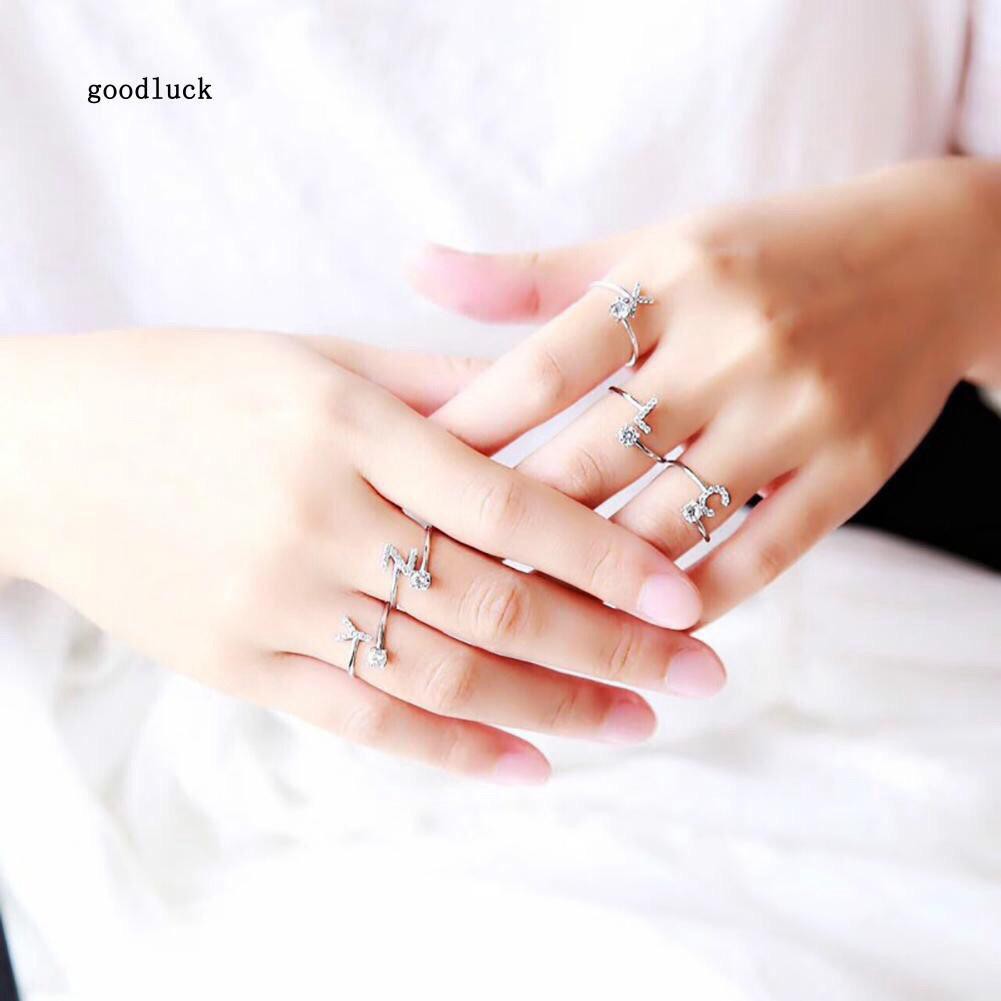 Nhẫn Nữ Mặt Chữ Cái C3  B18