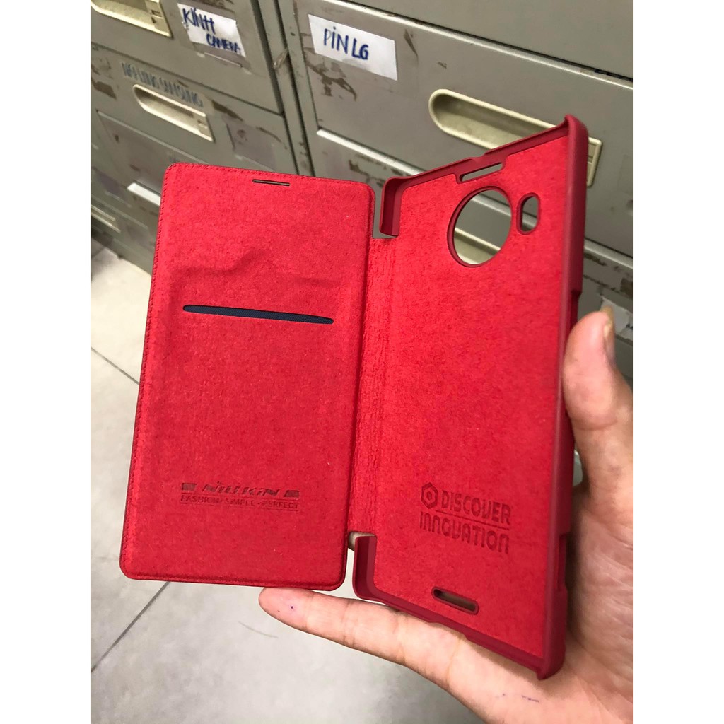 Bao Da Lumia 950 XL Hiệu Nillkin Qin Chính Hãng