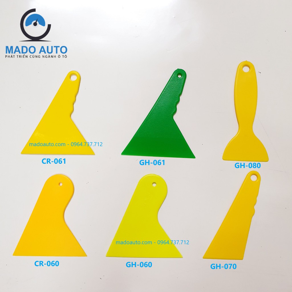 [HOT] Dụng cụ gạt nhựa đa năng dán film cách nhiệt ô tô, phim cách nhiệt nhà kính nhiều kích thước MADO