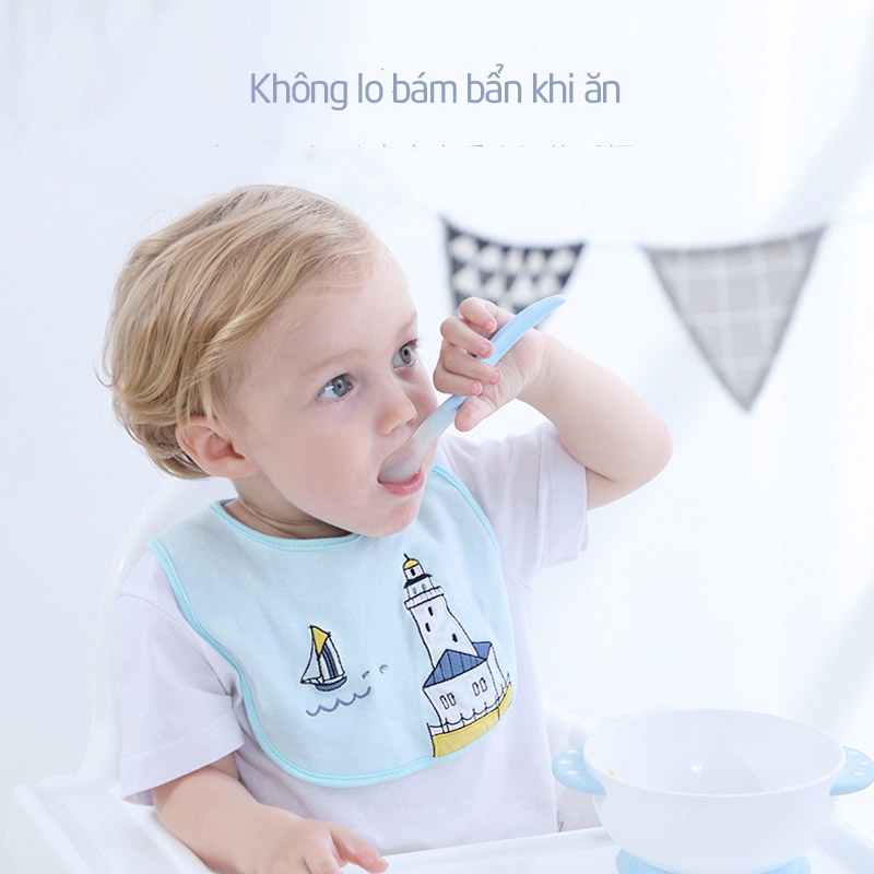 Set 3 yếm cotton vuông Insular YH 172063