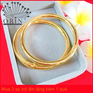 Vòng bọng trơn mạ màu 24 bền màu có khóa chốt cao cấp Orin V67 ( 1 chiếc)