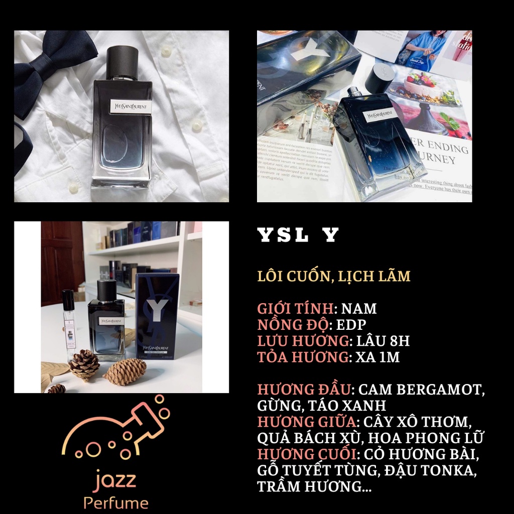 Nước hoa Nam YSL Y - Chiết 10ml - Mẫu Thử