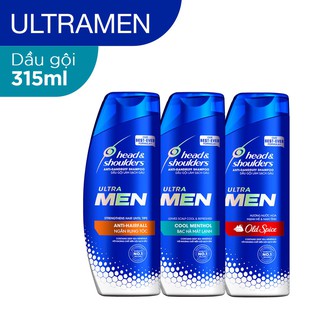 [Mã PG2112B giảm 8% đơn 199K] Dầu gội Head&Shoulders UltraMen Chai 315ml