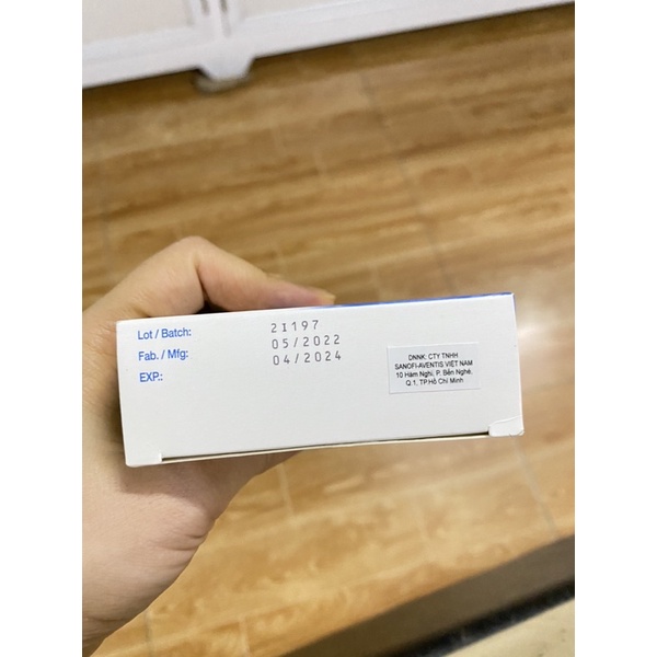 Men ống vi sinh ENTEROGERMINA 2 tỷ bào tử hộp 20 ống