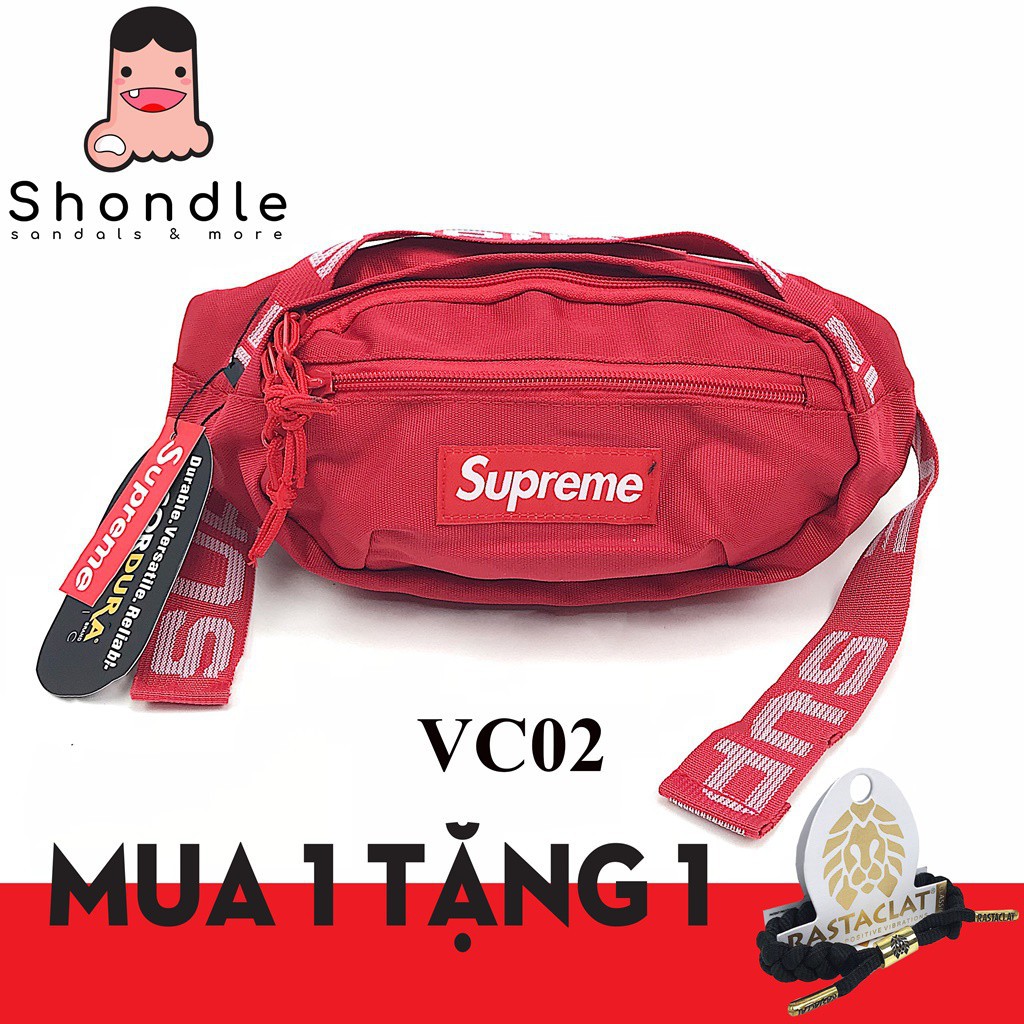 Túi bao tử supreme Cao Cấp [combo Tặng Vòng Tay][Hình Thật] - VC002