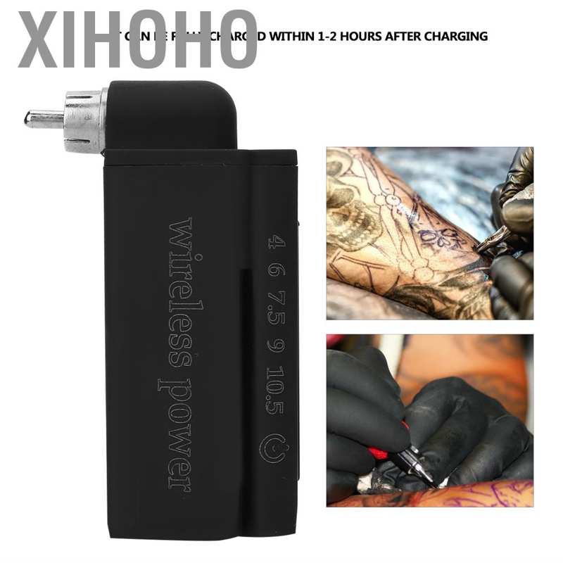 Xihoho Wireless Tattoo Power Supply RCA Connection For Machine Professional