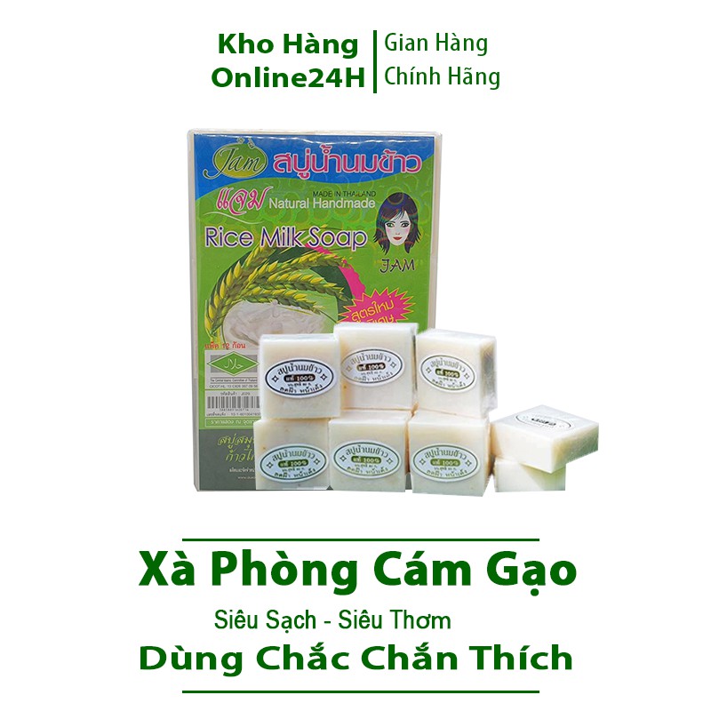 Sỉ 12 Bánh Xà Phòng Cám Gạo Thái Lan