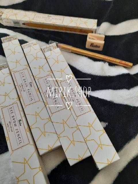 (hàng Mới Về) Chì Kẻ Lông Mày / Kẻ Mắt Fanbo Vỏ Màu Vàng Kim | BigBuy360 - bigbuy360.vn