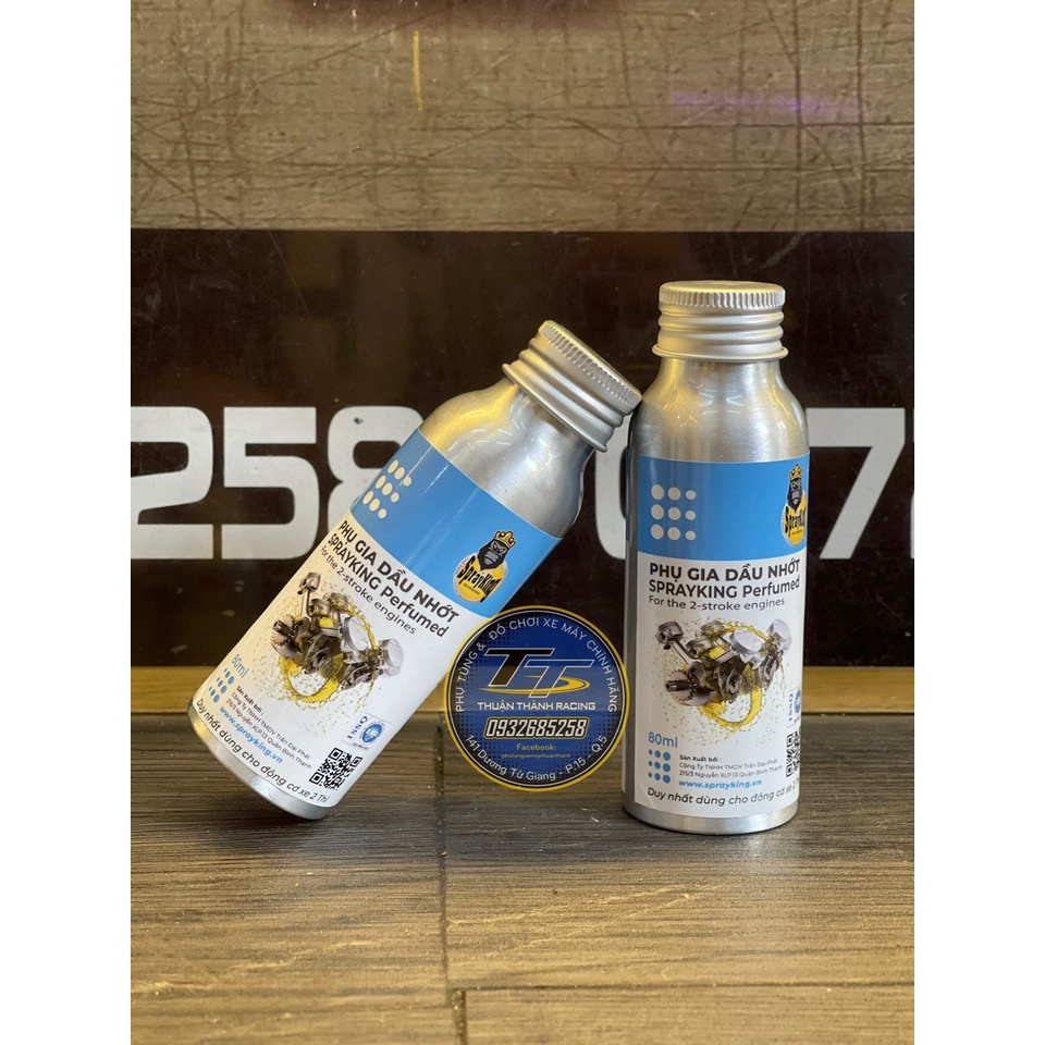 Phụ gia / Tinh dầu thơm 2 thì Spayking 80ml ( pha nhớt 2 Thì )