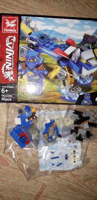 Lắp ráp 1 hộp LegoNinja Linh thú kết hợp thành siêu nhân 6309