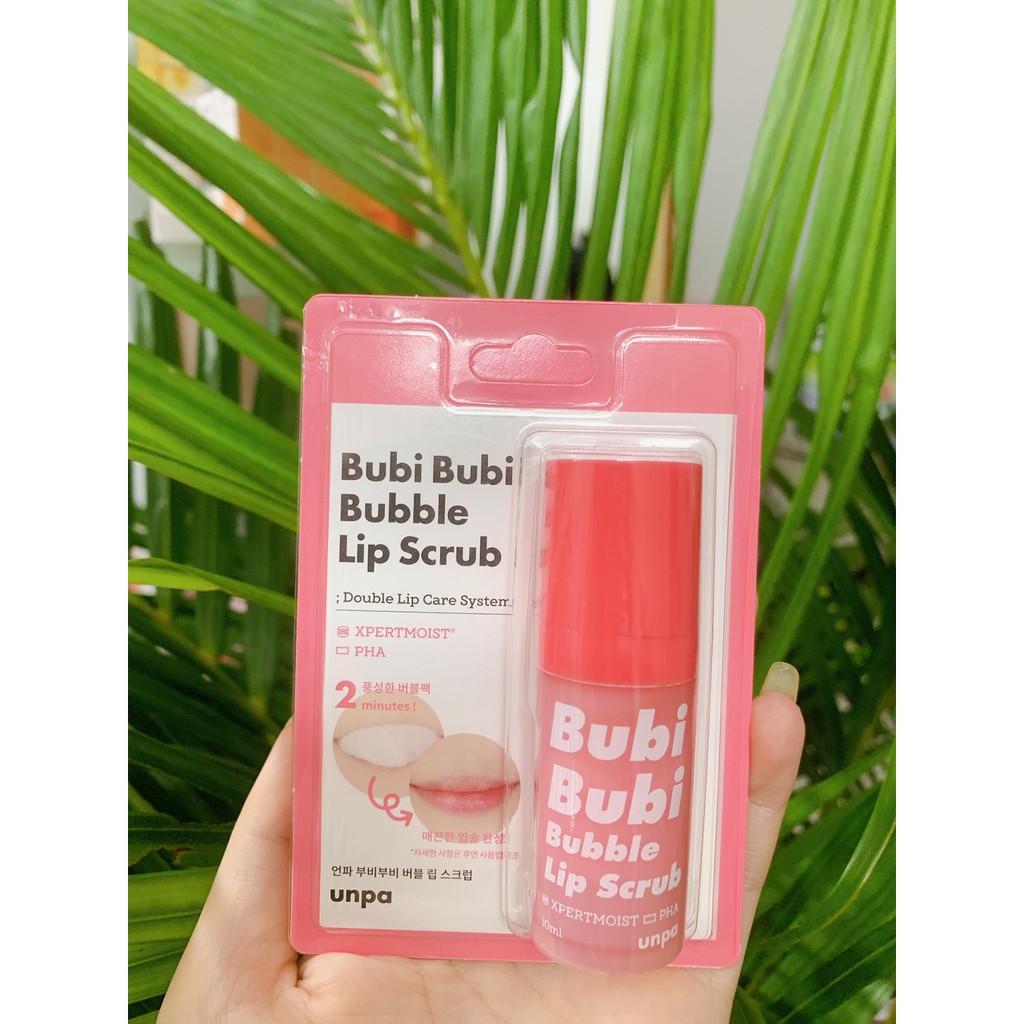 Tẩy da chết môi sủi bọt Bubi Lip -12ml