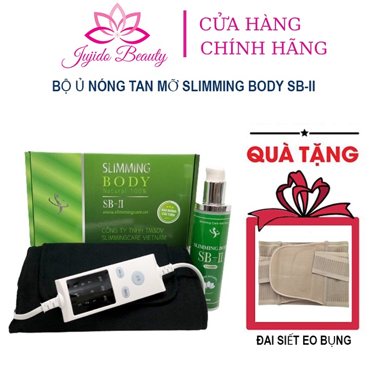 Bộ Ủ Nóng Tan Mỡ Slimming Body 2 SB-II, Bộ Đai Ủ Quấn Nóng Chính Hãng Giúp Đào Thải Mỡ Thừa, Định Hình Eo Thon Gọn