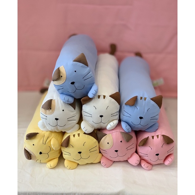 Gối ôm mèo Hikosen Cara 40cm