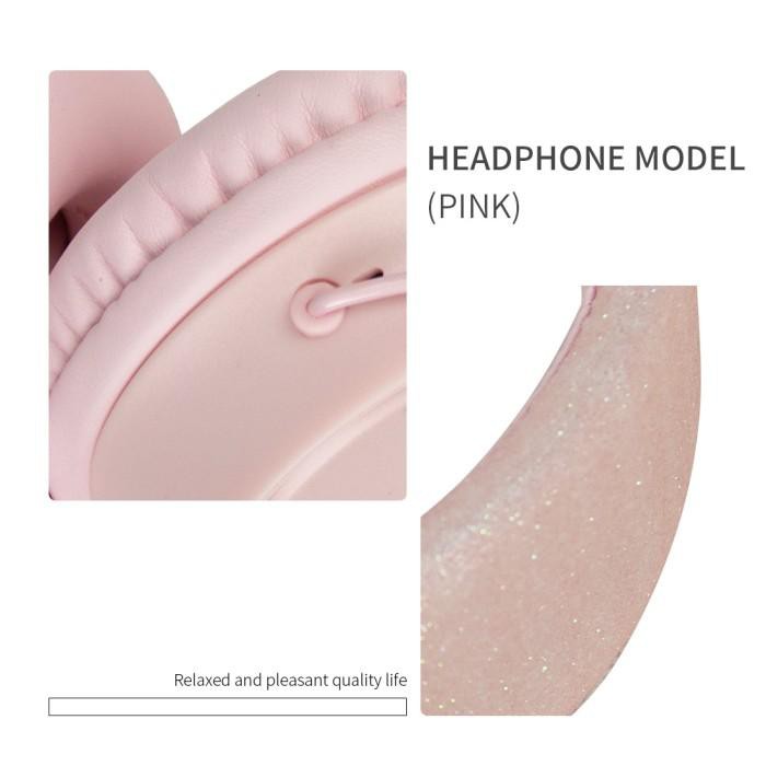 Tai Nghe Chụp Tai Miniso Có Mic Màu Hồng | BigBuy360 - bigbuy360.vn