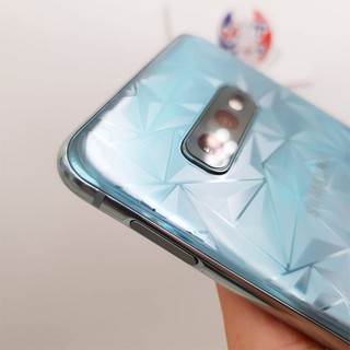 Miếng dán mặt lưng 3D vân kim cương cho S10E