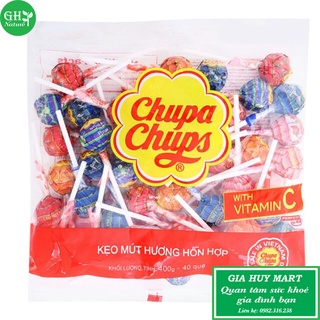 Kẹo mút chuppa chups hương hỗn hợp thơm ngon