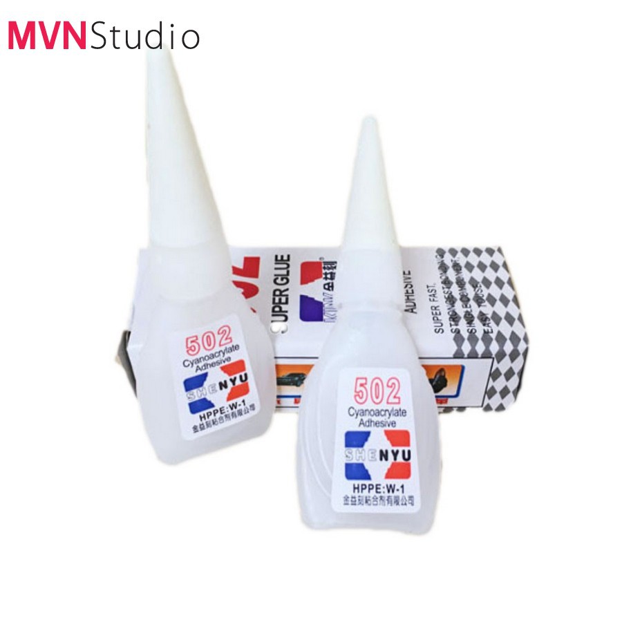 MVN Studio - Keo dán 502 siêu dính nhanh khô chuyên dụng dán giày dép và đồ dùng văn phòng