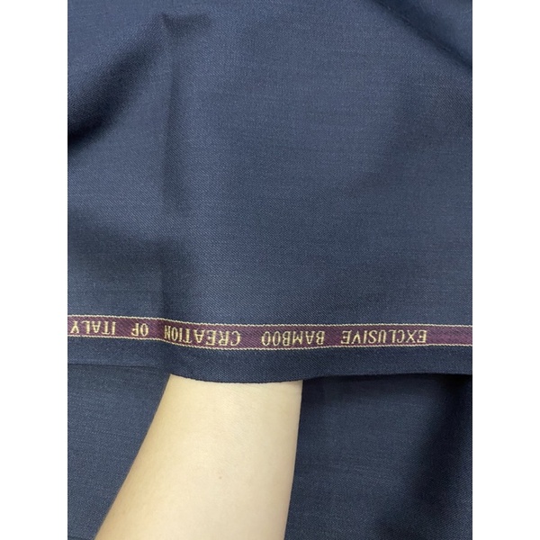 Vải Quần Tây Sợi Tre Bamboo Sợi Thiên Nhiên Kết Hợp Cùng Len Cừu - Vải Sợi Tre - Vải Len Cừu