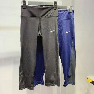 Quần legging lửng thể thao Nk. lưới bên
