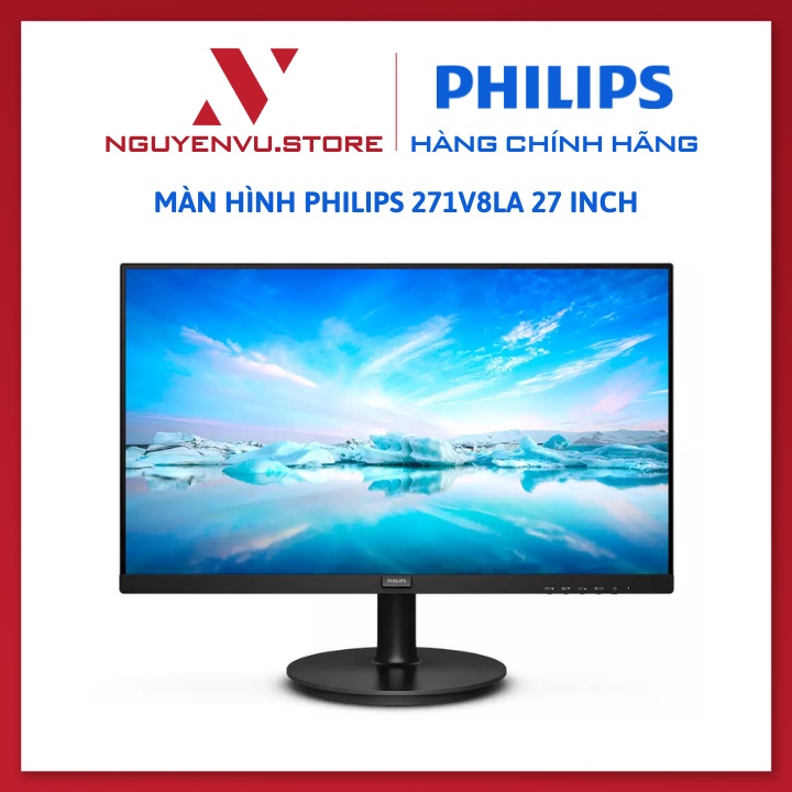 Màn hình Philips 271V8LA 27&quot; (VA/75Hz/4ms/1920×1080) (Philips 271V8 - LA) - Hàng Chính Hãng