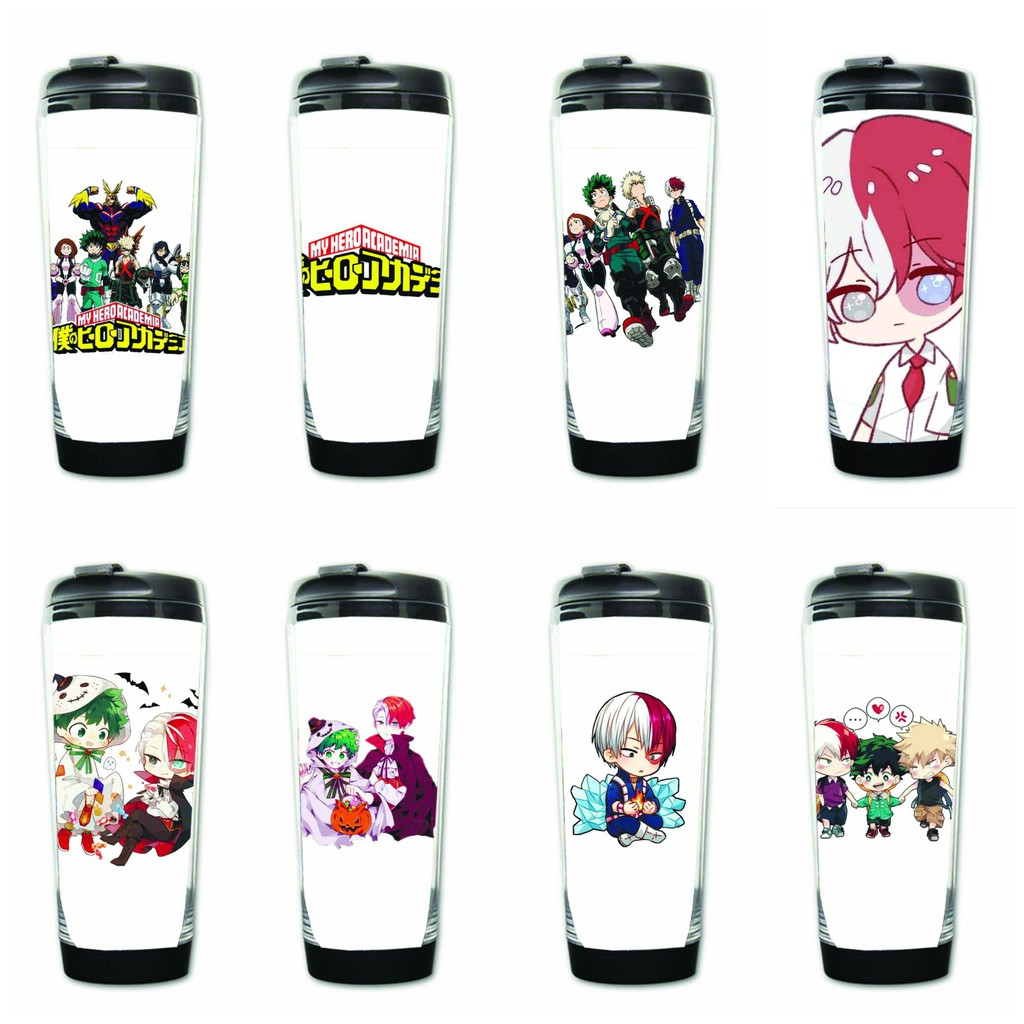 Bình đựng nước in hình Học Viện Anh Hùng BOKU NO HERO ACADEMIA My Hero Academy anime chibi xinh xắn