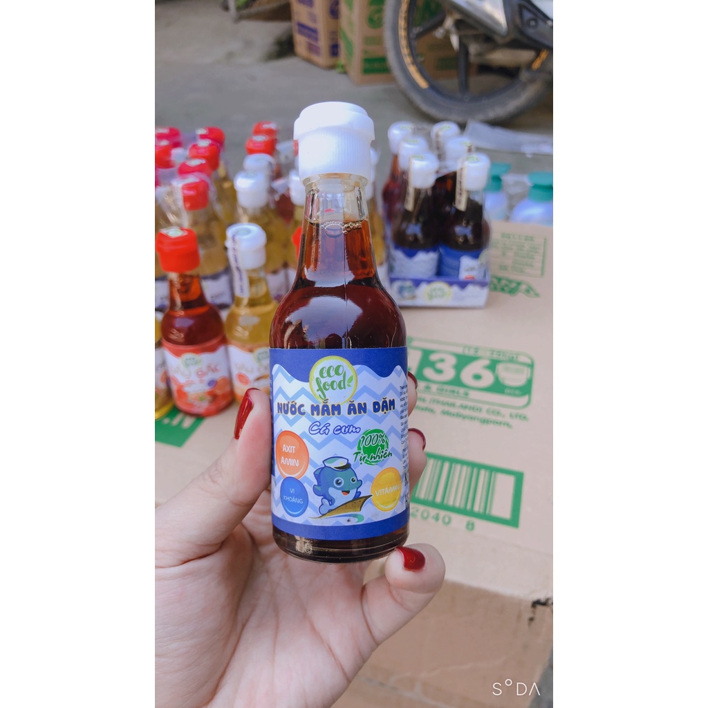 Dầu ăn dặm, dầu óc chó,dầu gấc cho bé ecofood 60ml - 150ml