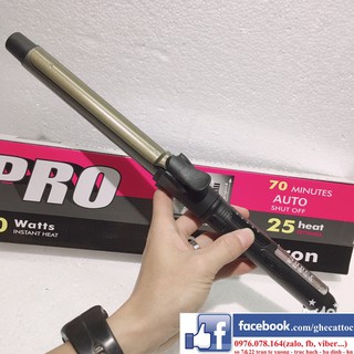 (Tặng 3 kẹp vịt) Máy uốn xoăn tóc cao cấp PRO 25mm