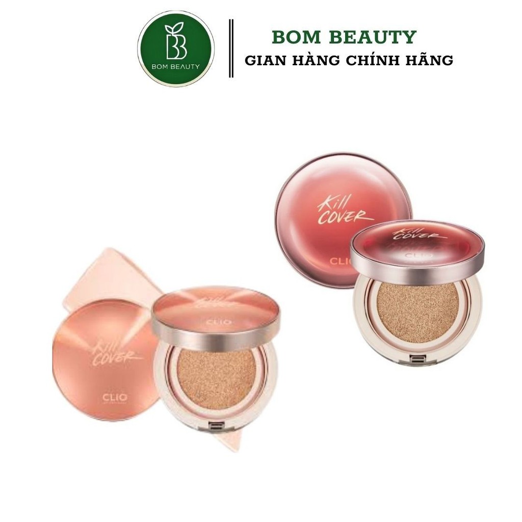 (thanh lý-date 26/3/2022) Phấn Nước Clio Kill Cover Glow Cushion SPF50+ PA+++