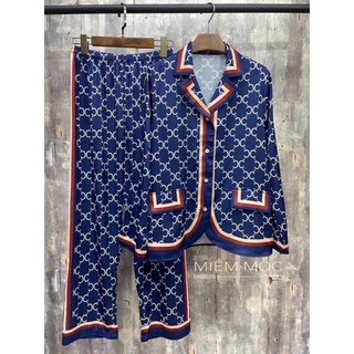 [FREESHIP HÀNG THIẾT KẾ] Bộ mặc nhà, pijama lụa thiết kế cao cấp