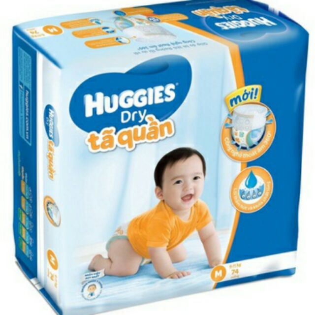 :Bỉm Huggies quần size M74