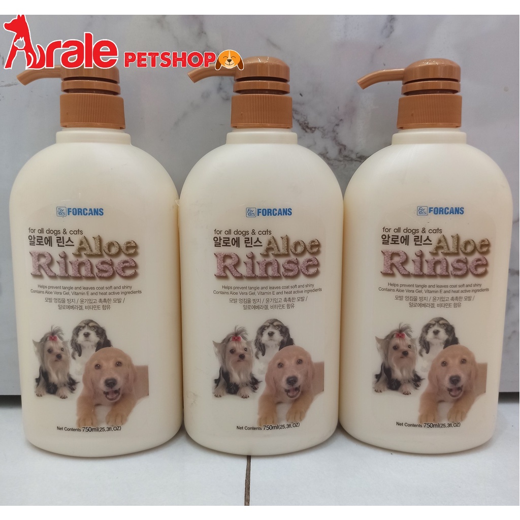 DẦU XẢ NHA ĐAM CHO CHÓ MÈO