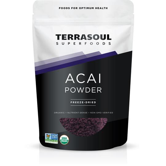 Bột Acai hữu cơ sấy lạnh (Organic Acai Powder) - Terrasouls - 113g