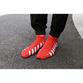 Vớ ngắn UNISEX OFF WHITE - V97