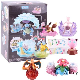 Set 8 mô hình đồ chơi Pokemon bằng nhựa độc đáo