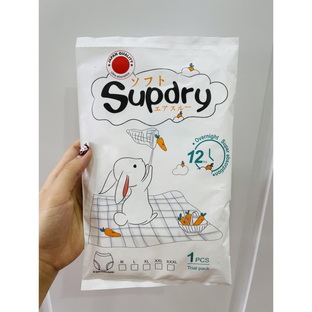Bỉm Supdry 💝FREESHIP💝 Supdry nội địa trung 2021 cao cấp mềm mỏng siêu thấm - Tã Supdry Quần đủ size M64/L58/XL52/XXL50