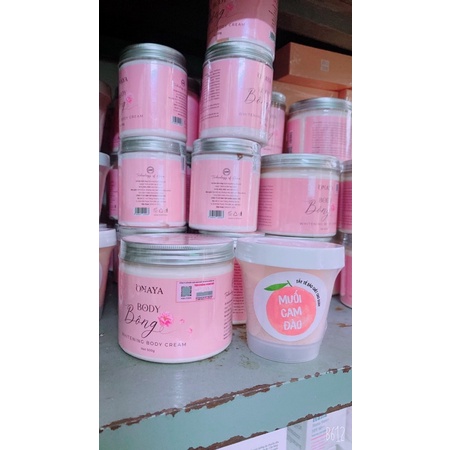 Kem Body Bông Onaya tq group 500g dưỡng trắng da toàn thân chính hãng