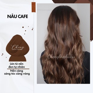 Thuốc nhuộm tóc nâu coffee