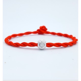 Set 3 Vòng tay dây đỏ may mắn charm silver