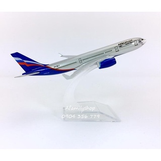 Mô hình máy bay tĩnh A330 Aeroflot (Nga) 16cm