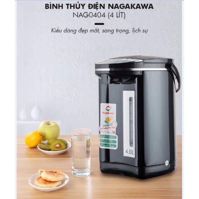 Bình thủy điện 4L Nagakawa NAG0404