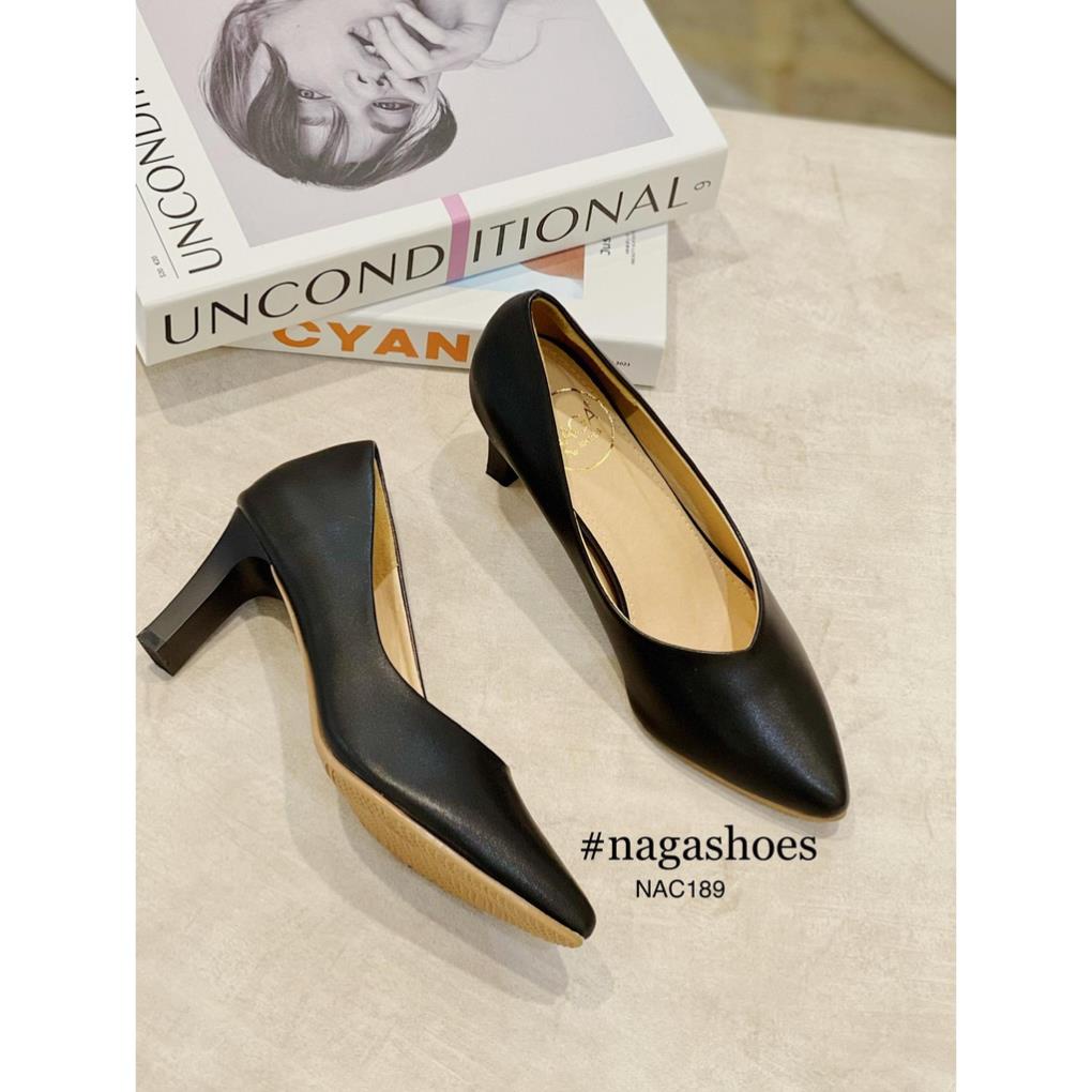 . GIÀY CAO GÓT NAGASHOES BASIC 7CM NAC206 ;'