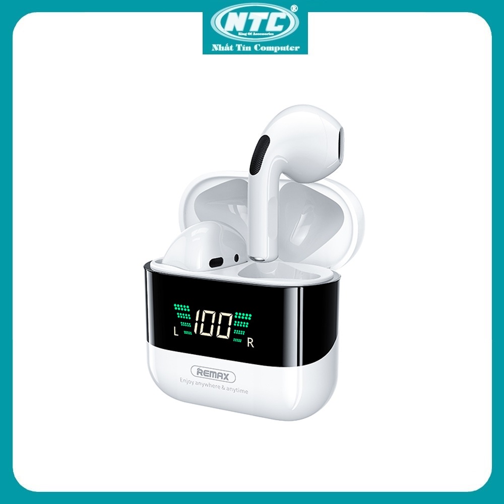 Tai nghe Bluetooth TWS Remax TWS-10 Plus V5.1 (Trắng) - Nhất Tín Computer