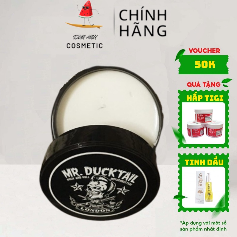 Sáp Wax Vuốt Tóc Mr.Ducktail | 85g | Giữ Nếp Tự Nhiên | Chính Hãng