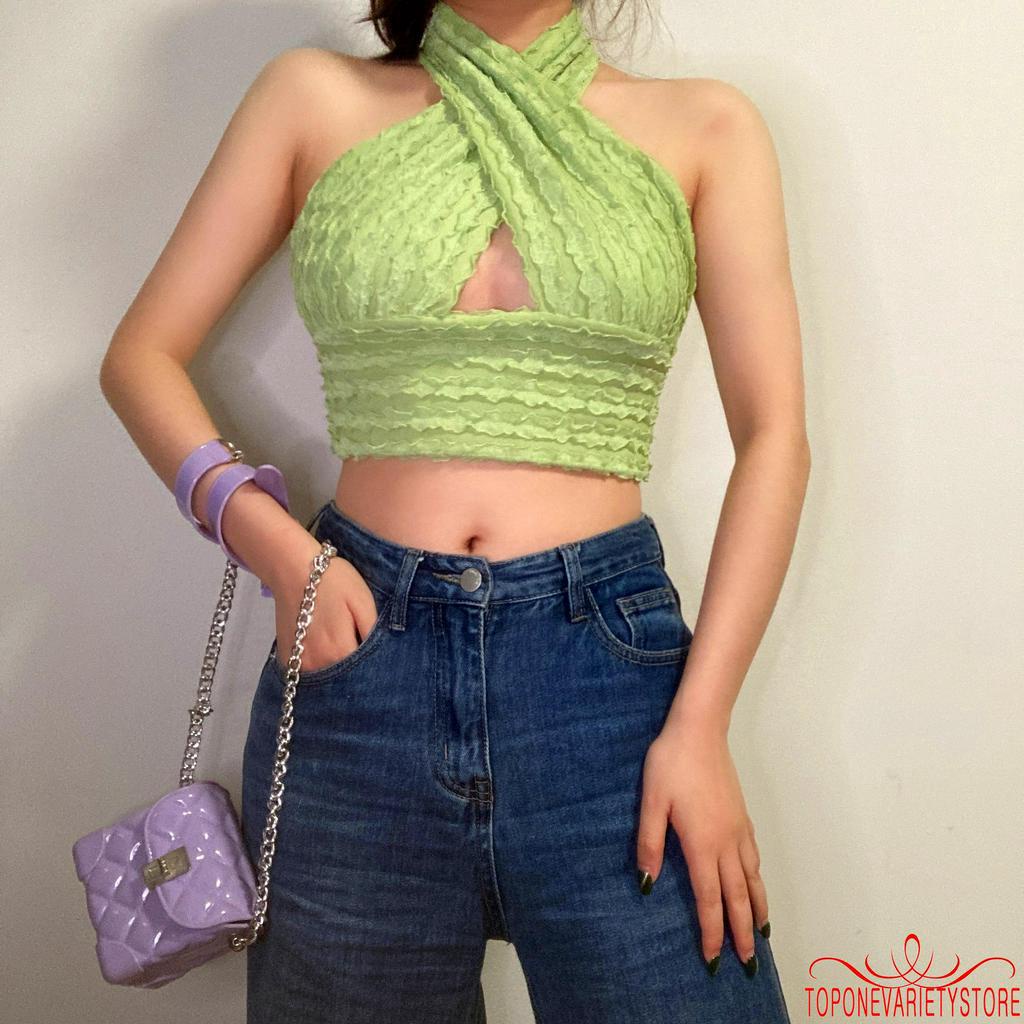 Áo Nữ Không Tay Cổ Chữ V Thời Trang Quyến Rũ
