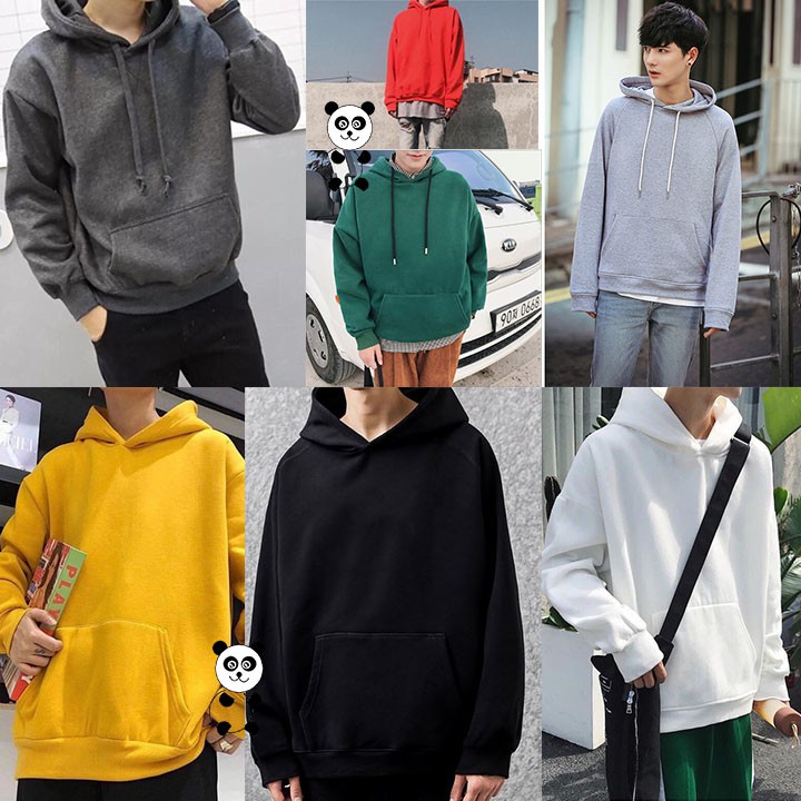 Áo khoác hoodie có nón trơn nhiều màu công dụng chống nắng, giữ ấm có kèm video tặng kèm 1 khẩu trang